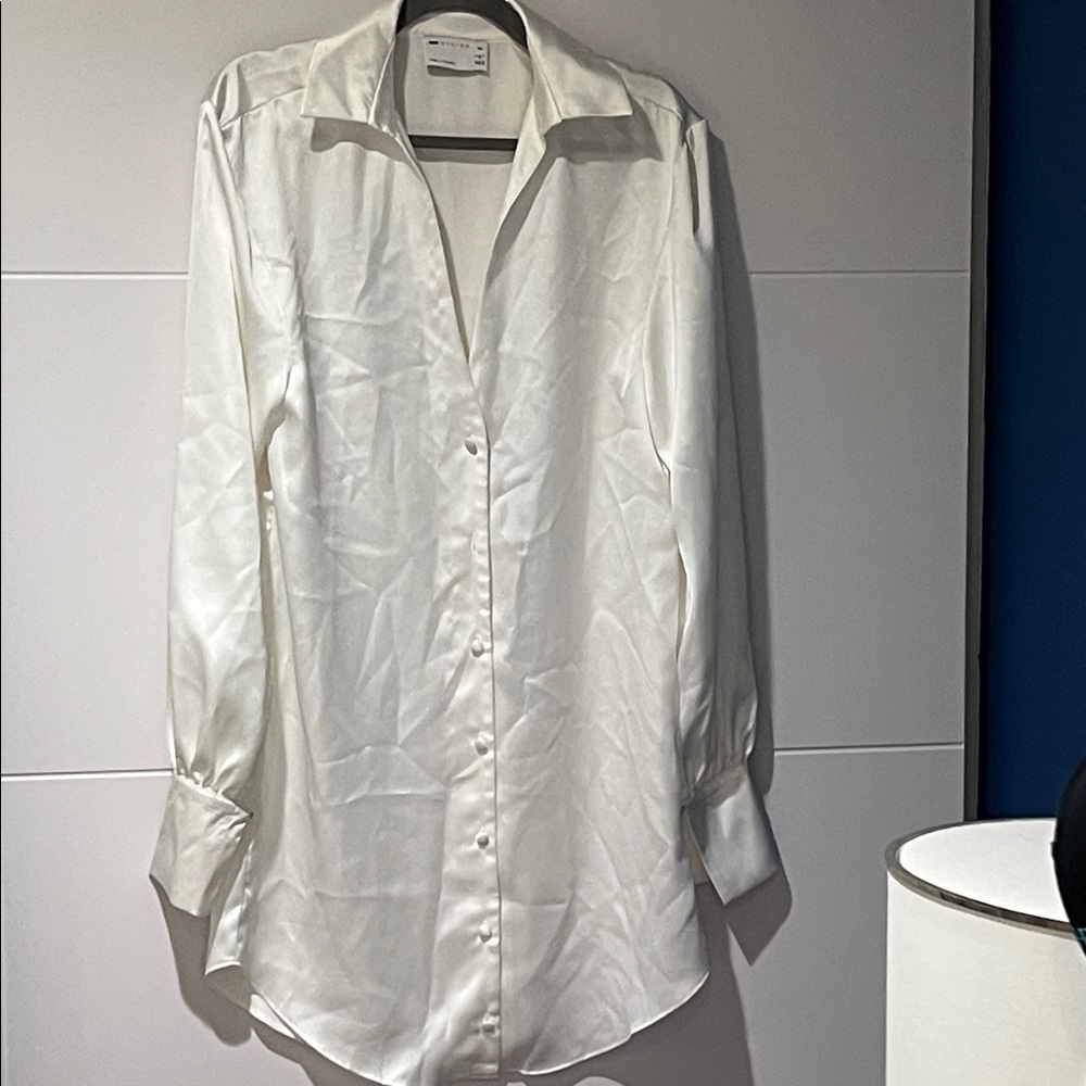 Classic White ASOS designs Shirt dress